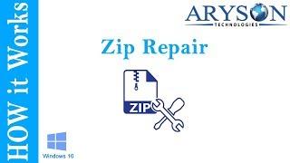 How to Repair Corrupt or Damaged ZIP Files using Aryson ZIP Recovery