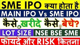 What is SME IPO?  SME IPO Kya Hota Hai • 2023 Performance • फायदे और नुकसान • Lot Size • Allotment