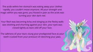 [ReuploadS] 15.AI Princess Celestia Vore Safe POV VFxM / What happens after death funeral Look Up