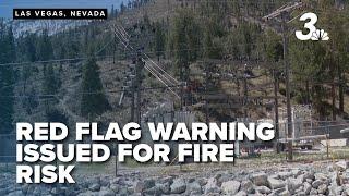 Red flag warning issued for Southern Nevada amid fire risk