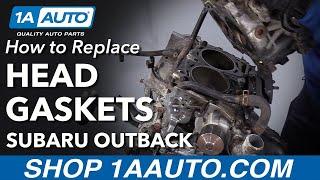 How to Replace Head Gaskets 00-09 Subaru Outback Wagon