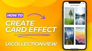 Card Effect in CollectionView with Shadow Offset in Swift 5 XCode | Hindi | iOS Application Easy