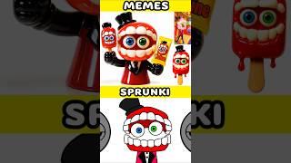 Sprunki incredibox Caine, Melon vs eats  ice cream memes
