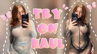 [4K] Transparent Haul with Lisa | Sheer Clothes