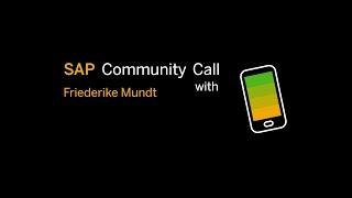 Field Service Management solutions from SAP | SAP Community Call