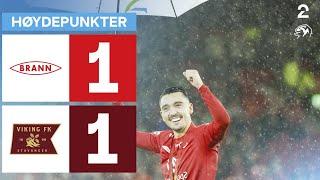 Brann 1 - 1 Viking - Høydepunkter