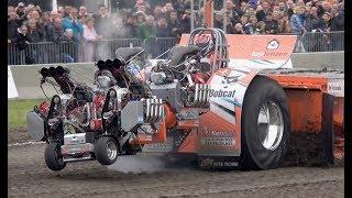 Big engine damage Inter-techno Lambada - Tractor Pulling Langedijk 2018