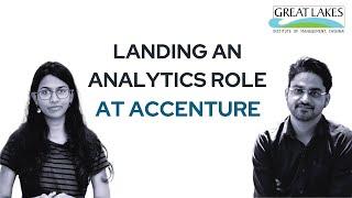 How I landed an Analytics role at Accenture | Great Lakes PGPM Placements Journey