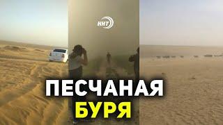 Песчаная буря накрыла север Дагестана