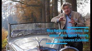 Nico Aaldering presents: the Alvis Speed Twenty SD Vanvooren Convertible | GALLERY AALDERING TV