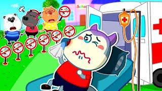 Go Away, Wolfoo! Baby Got Sick | Back To School Stories For Kids | Cartoons for Kids