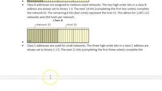 What are the different Classes of IP Addresses?