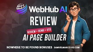 WebHub AI review: Use WebHub to CREATE SITES WITH AI!  WebHub AI review + OTO + demo