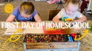 First Day Of Homeschool  Real Day In Our Lives! See Our Rhythms, Routines, Recommendations!