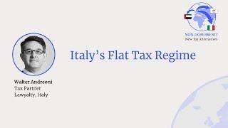 Italy’s Flat Tax Regime