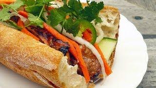 Homemade Banh Mì | Vietnamese Sandwich | Vietnam | Hanoi : ASMR / Mukbang ( Eating Sounds )