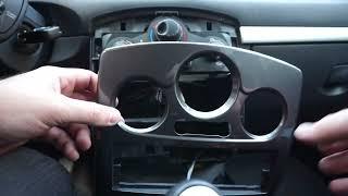 How To Remove Dashboard Center AC Console Renault Clio 3