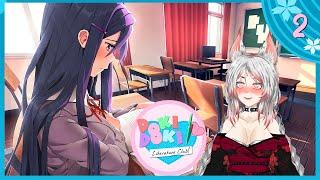 Подкатываю к Юри ► Doki Doki Literature Club Plus! #2 прохождение новеллы ddlc