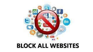 How To Block All Websites Without Using Any Software on Windows – Part 1
