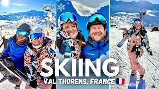 SKIING VLOG! ️ driving to the Alps, zip-lining, toboggan run & Christmas ️ Val Thorens France 