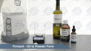 FirmaOil - Convert Oil to Powder Form | LFA Tablet Presses