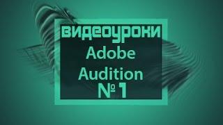 Adobe Audition 3.0. Видеоурок №1