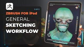 ZBrush for iPad: General Sketching Workflow