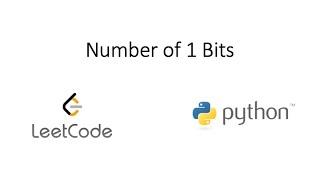 Leetcode - Number of 1 Bits (Python)