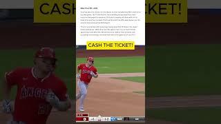 We gave out Mike Trout HR on SportsLine.com  #miketrout #angels #baseball #mlb #mlbbetting