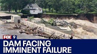 Rapidan Dam intact but facing imminent failure