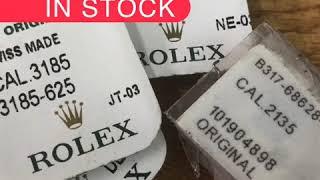 Rolex parts in stock