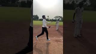 Left arm orthodox Robo arm thrower practice #shortvideo #cricket #bowlingcenter #crickettechnique