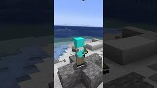 Minecraft VR- When you're scared of water #shorts