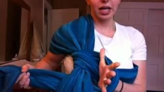 Traditional Sling Carry with a newborn (formerly rebozo)