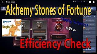 [BlackDesertMobile] Sushi Package?? Alchemy Stones of Fortune Efficiency Check!! #Sushiwhen? #P2W