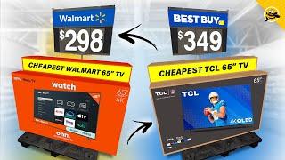 I Bought the CHEAPEST 65" TV from Walmart vs Best Buy!