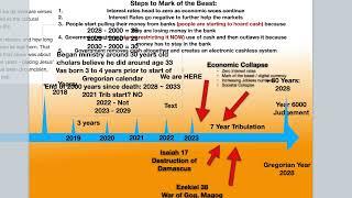 The RAPTURE of the CHURCH -  Timeline 2028 - 2033