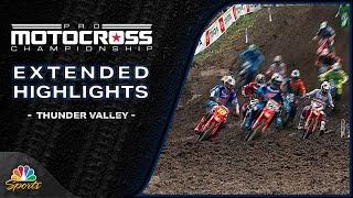Pro Motocross 2025 - Thunder Valley National, Round 3 | EXTENDED HIGHLIGHTS | Motorsports on NBC
