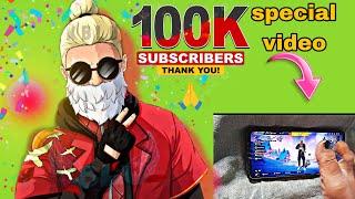 Freefire Leg Player 100k Special Video Thanks For Supporting#freefire#xunarff