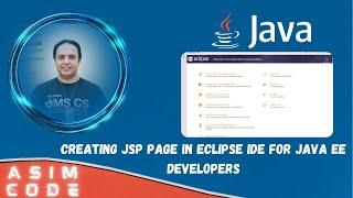 Creating JSP page in Eclipse IDE for Java EE Developers