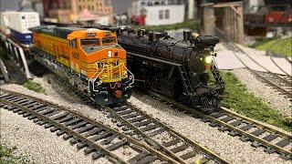 Running Some HO Trains & Locomotives on my Layout Live