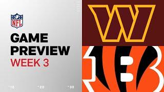 Washington Commanders vs. Cincinnati Bengals | 2024 Week 3 Game Preview