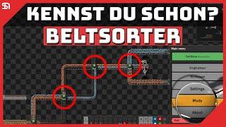 BELT SORTER | Factorio Mod | Deutsch