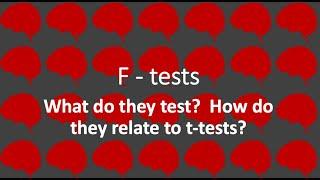 F-tests: How to set up contrasts and how they relate to t-tests