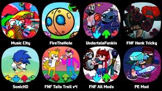 FNF Gumball & Darwin, FNF Golden, FNF Gossip, FNF B-Side Remixes, FNF Impostor Tainted Fate