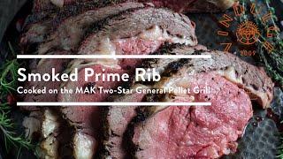 Smoked Prime Rib With Herb Paste