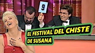 El Festival del Chiste de Susana Giménez, con Carlos Sanchez y Beto César - Chistes y cuentos - 1997