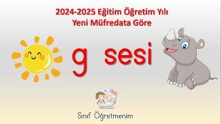 g Sesi Öğretimi Yeni Müfredat - G sesi - ÇBGCŞ Grubu 1.Sınıf #okumayazma #birincisınıf #ilkokul