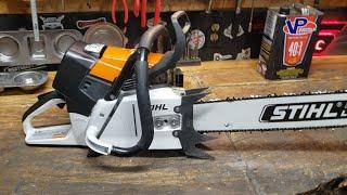 STIHL MS661 FRANKENSTEIN BUILD... CD2100 piston.... ported and machined... first run...