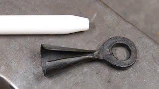 Blacksmithing - Forging a candle shaper